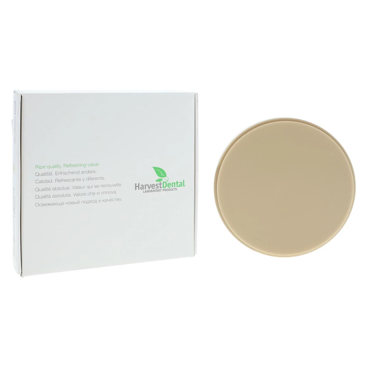 ZCAD Wax Press 98 Beige, 98.5 mm Diameter x 16 mm Thick, 1/Pkg thumbnail 2