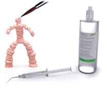 Harvest Dental CeraFirm Ceramic Modeling Fluid Kit, 250ml Fluid + 10ml Additive - CeraFirm Kit - Image 1
