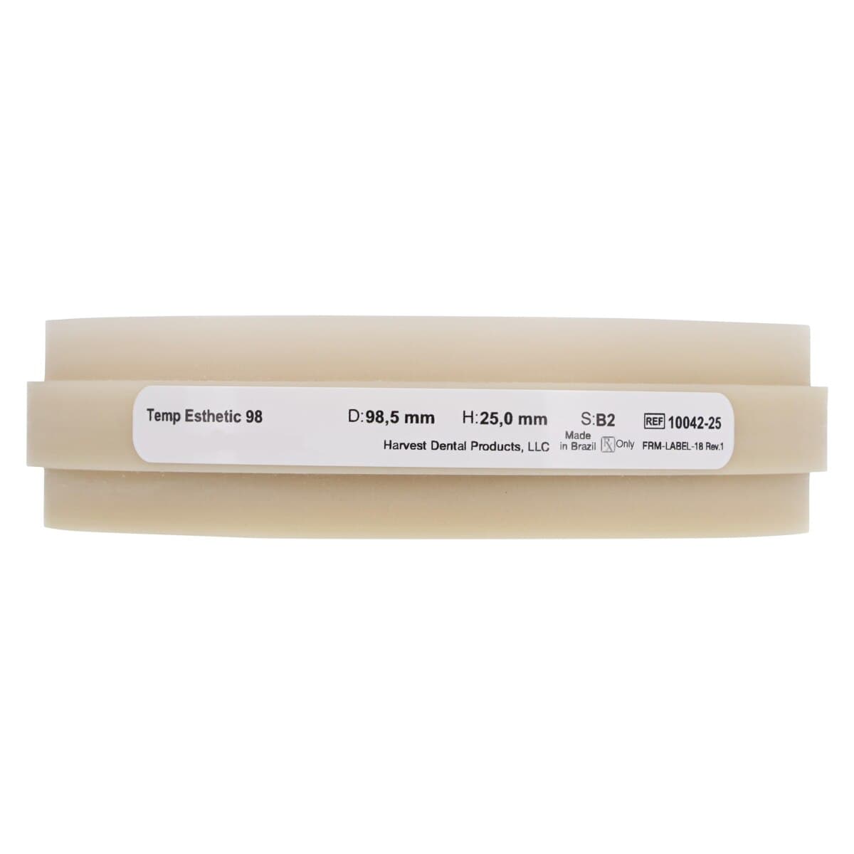 Harvest Esthetic DCL PMMA Denture + Temp Disc, B2 Shade, 98 x 25 mm, 01KEZKNHSSJ4GR77DTHAFA5E49 thumbnail 5