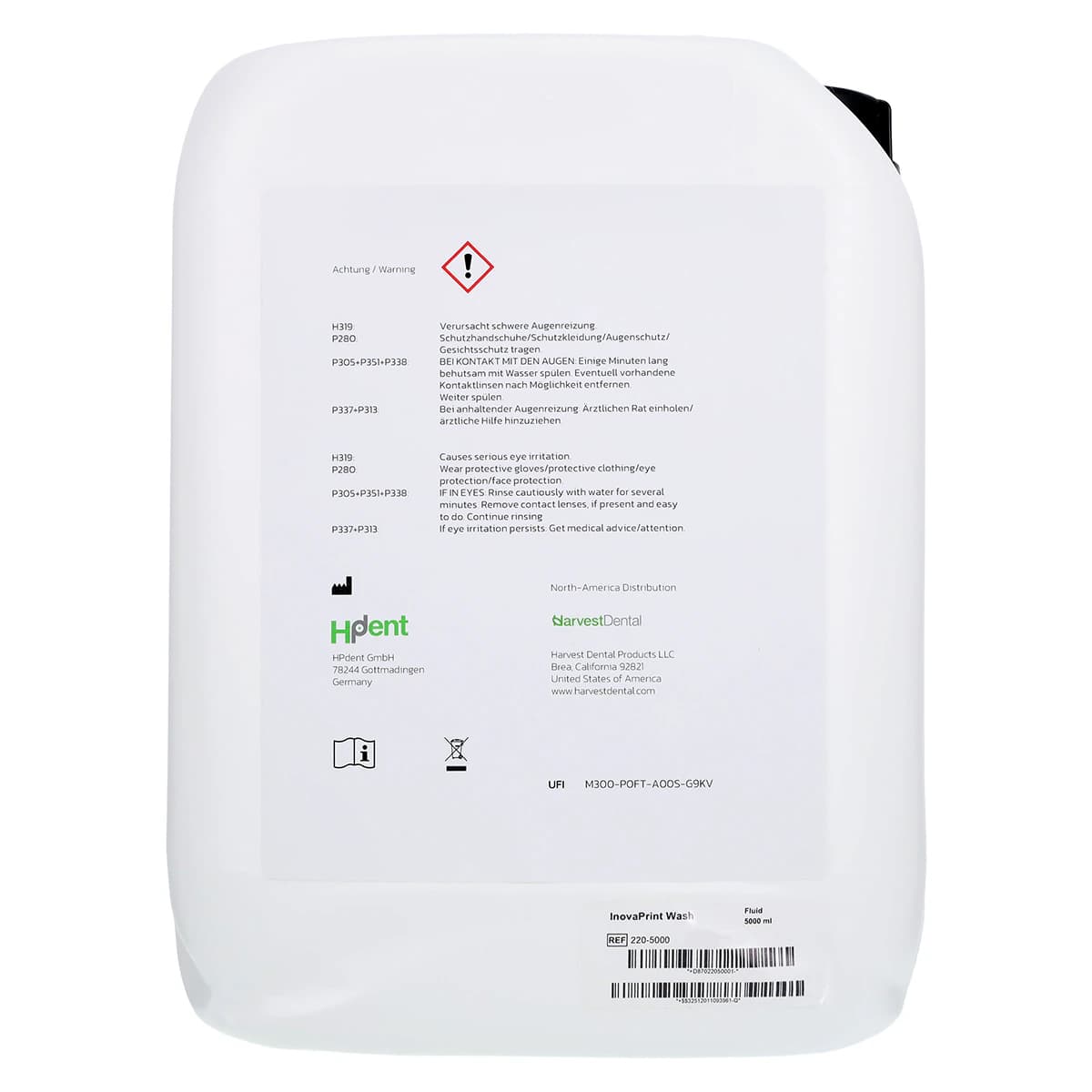 InovaPrint Wash 3D Print Resin Cleaner, 3785ml Bottle, 01KEZKNKD3C0X33YHVDBV9YEJF thumbnail 2