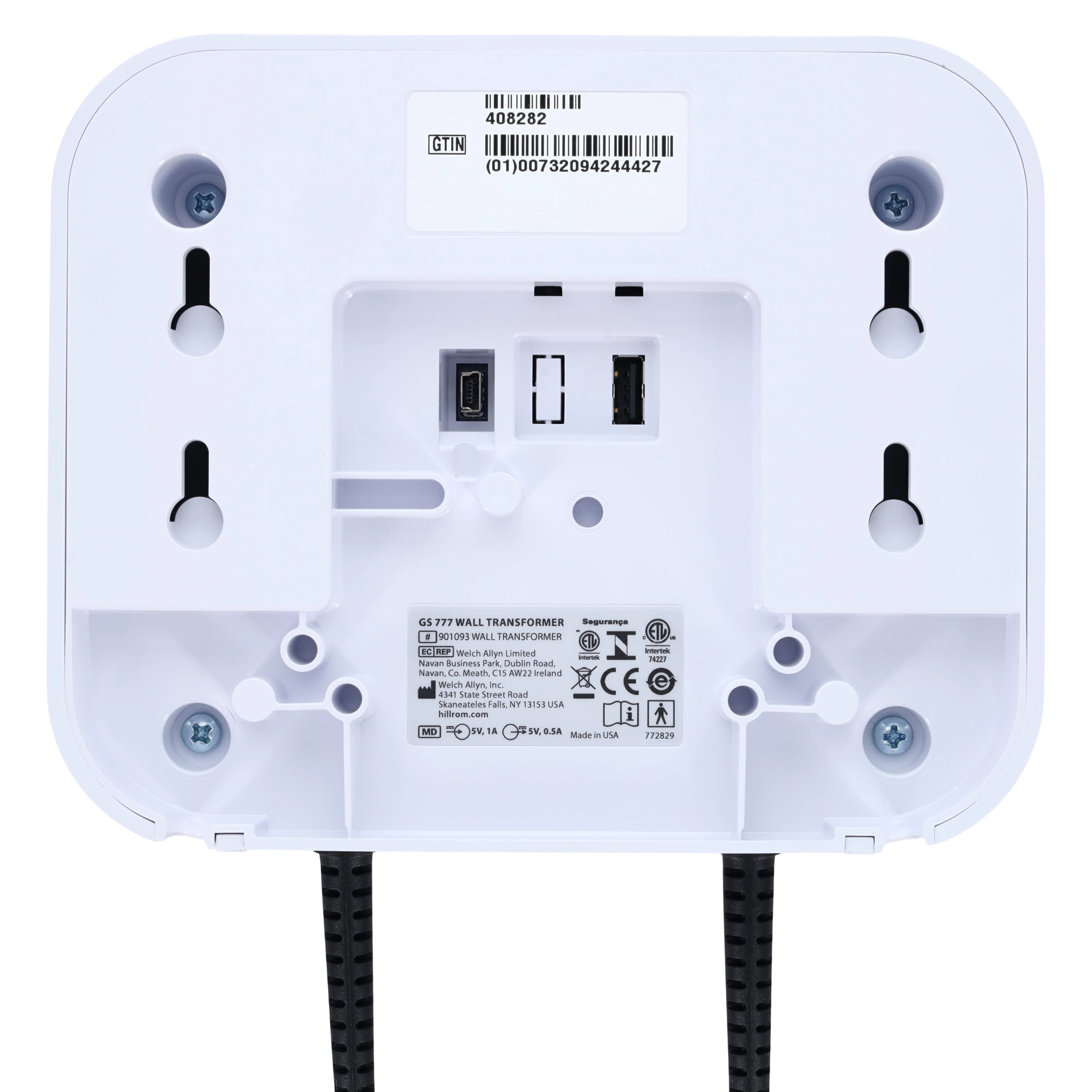 Welch Allyn Green Series 777 Wall Transformer (GS 777) thumbnail 3