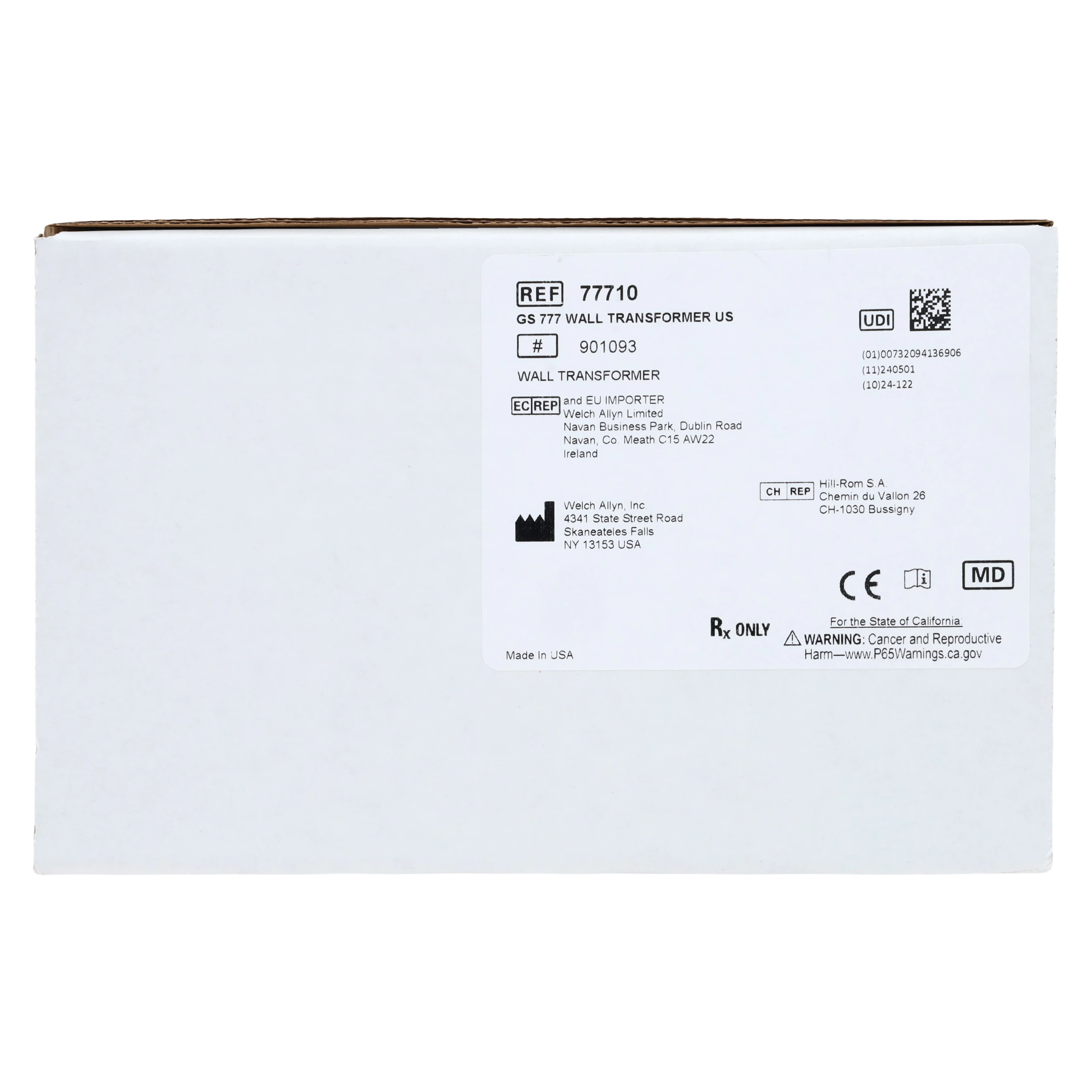 Welch Allyn Green Series 777 Wall Transformer (GS 777) thumbnail 10