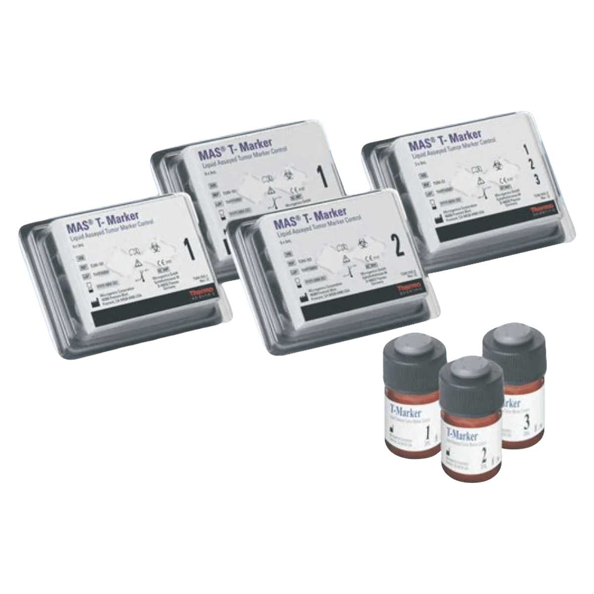 MAS Tumor Marker Level 2 Control, 6 x 3 mL, 6/Box - Tumor Marker Ctrl Lvl 2 - Image 1