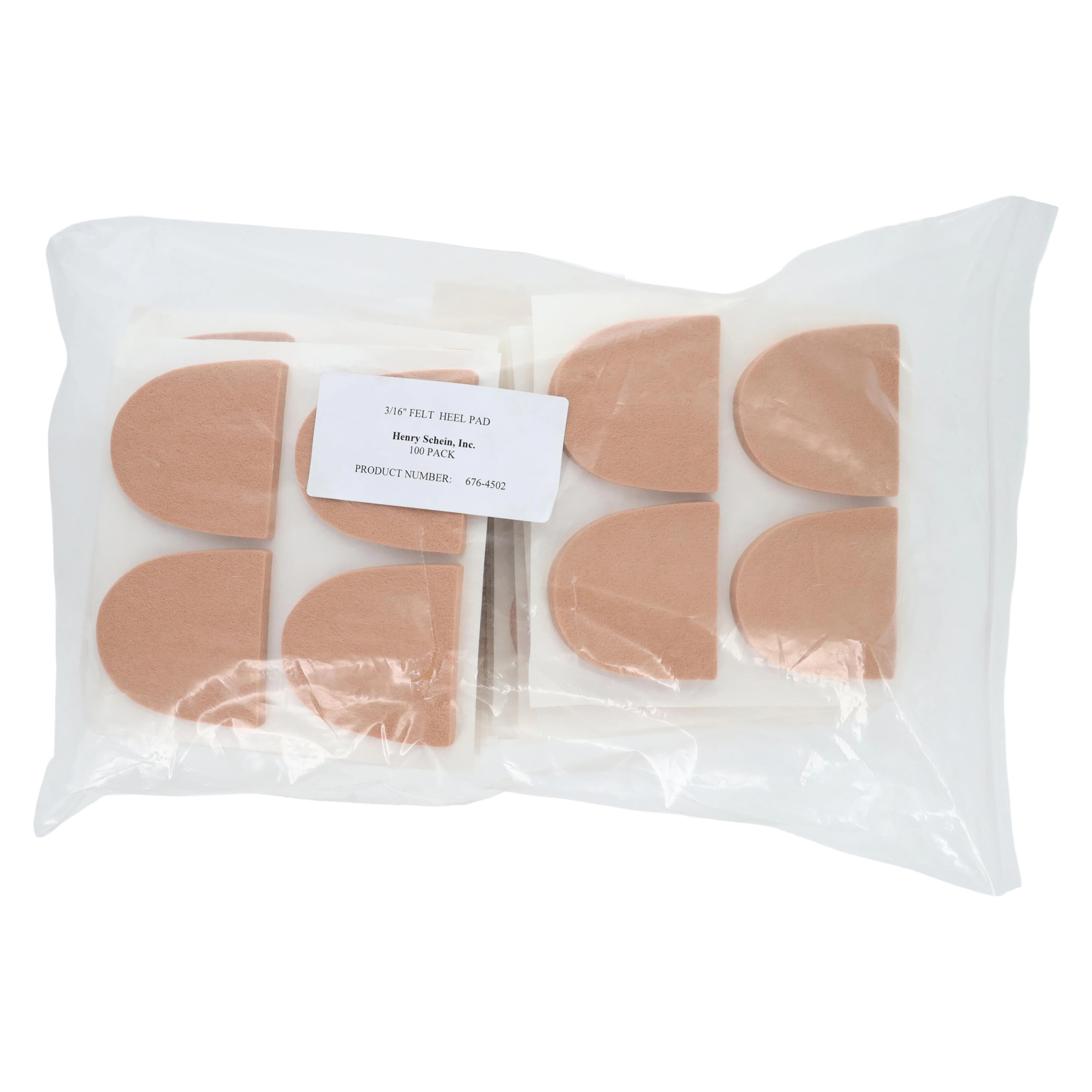 Superior Felt & Filtration Orthopedic Heel Pads, Felt, 3/16" Thick, 2.9" x 2.8" thumbnail 4