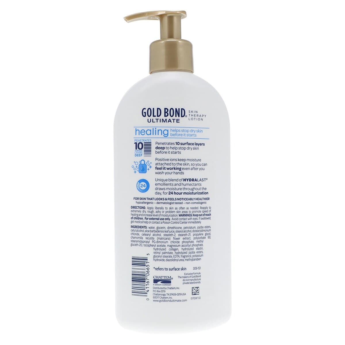 Gold Bond Ultimate Restoring Lotion, Vitamins A/C/E/Aloe Vera, 14 oz Bottle thumbnail 2