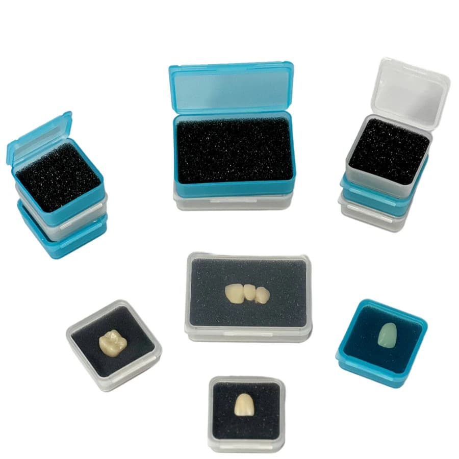 SmartBox Crown Box, Large, Blue, 50/Bag - SmartBox Crown Box Large Blue Bag of 50 - Image 1