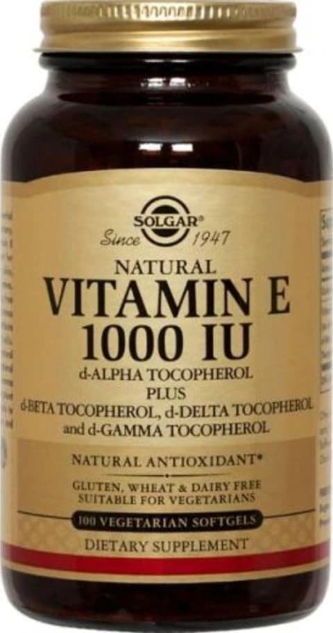 Garden of Life Vitamin E 1000IU Softgels, Vegetarian, 100/Bottle - Vit E 1000IU Softgels - Image 1