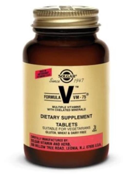 Garden of Life Formula VM-75 Supplement Tablets, Vegetarian/Kosher, 90 Count Bottle - Formula VM-75 Tablets - Image 1