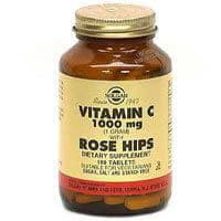 Garden of Life Vitamin C Tablets with Rose Hips, 1000mg, Vegetarian/Kosher, 100/Bottle - Vitamin C Tablets w/Rose Hips - Image 1