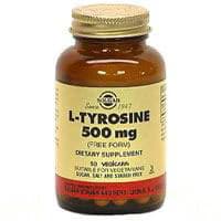Garden of Life L-Tyrosine Vegicaps, 500 mg, 100 Capsules per Bottle - L-Tyrosine Vegicaps - Image 1