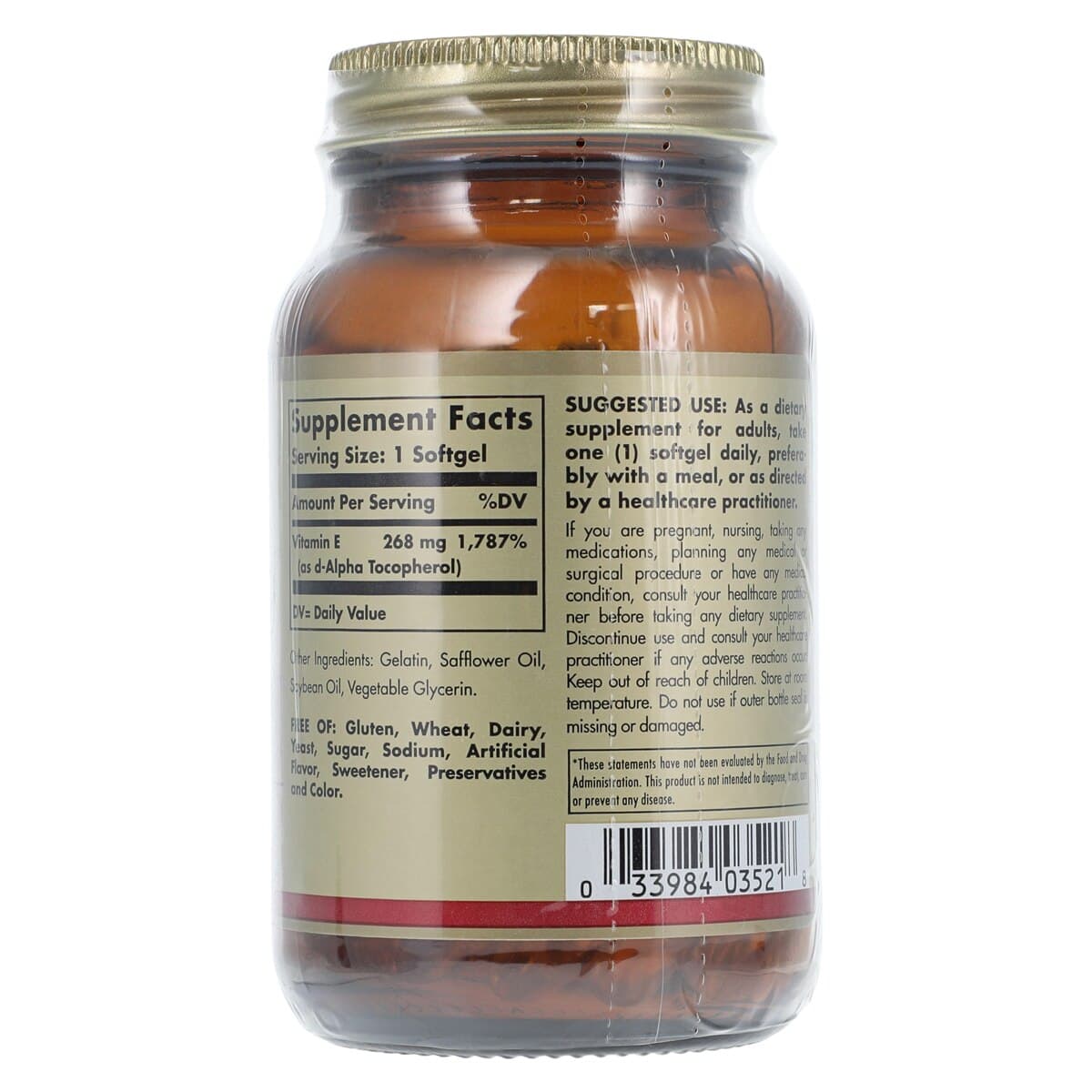 Garden of Life Vitamin E Alpha Softgels, 400 IU, 100/Bottle thumbnail 2