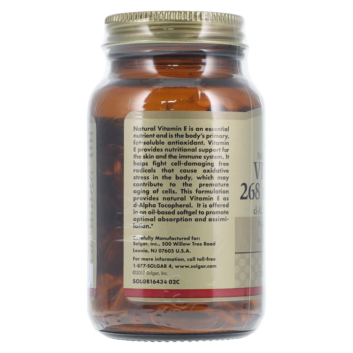 Garden of Life Vitamin E Alpha Softgels, 400 IU, 100/Bottle thumbnail 3