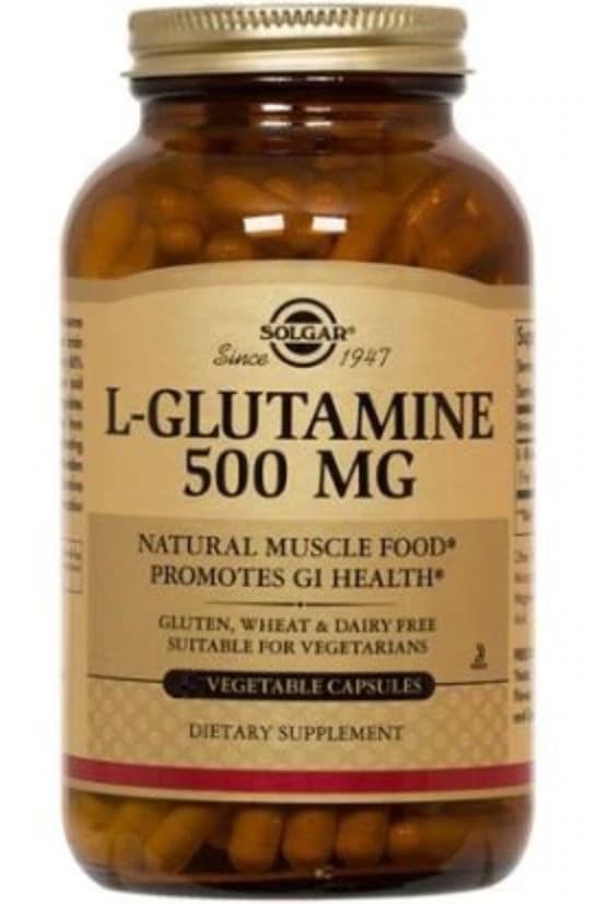 Garden of Life L-Glutamine Vegicaps, 500 mg, 100 Vegetarian Capsules - L-Glutamine Vegicaps - Image 1