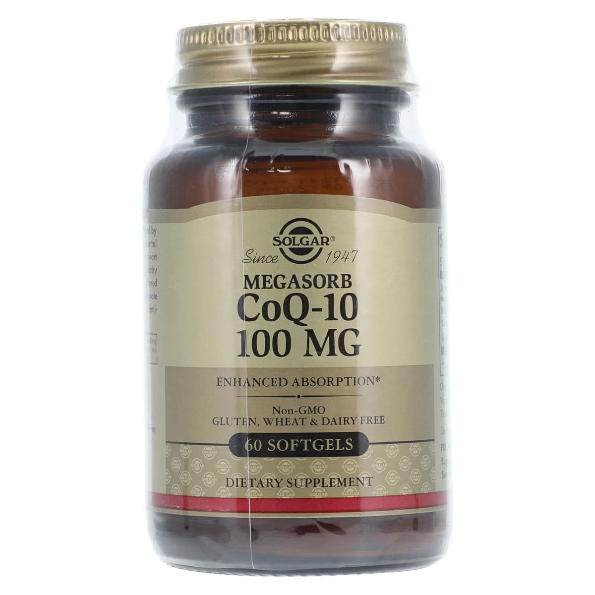 Garden of Life Coenzyme Q-10 Softgels, 100mg, Vegetarian/Kosher, 60/Bottle - Coenzyme Q-10 Softgels - Image 1