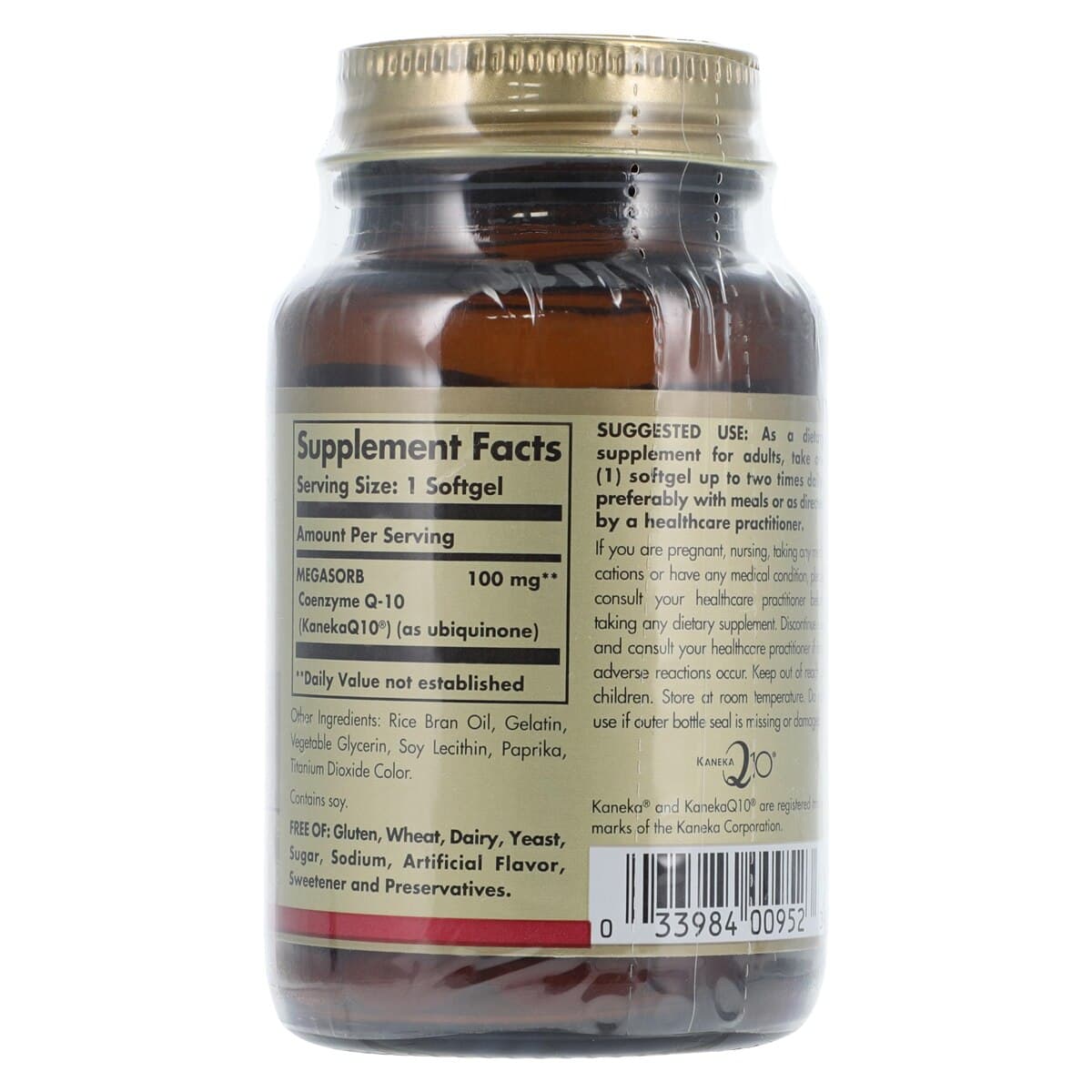 Garden of Life Coenzyme Q-10 Softgels, 100mg, Vegetarian/Kosher, 60/Bottle thumbnail 2