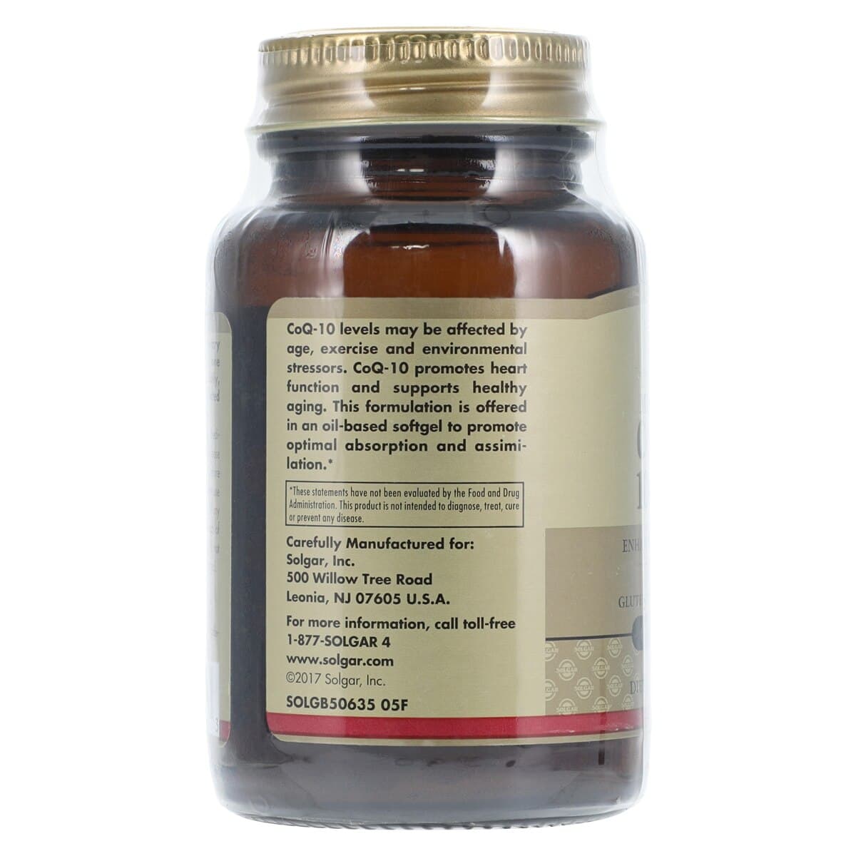 Garden of Life Coenzyme Q-10 Softgels, 100mg, Vegetarian/Kosher, 60/Bottle thumbnail 3