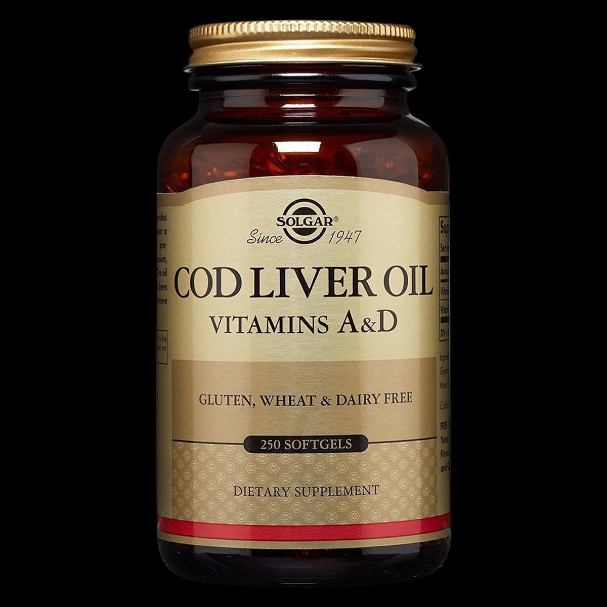 Garden of Life Norwegian Cod Liver Oil Supplement Softgels, 250/Bottle - Norwegian Cod Liver Oil - Image 1