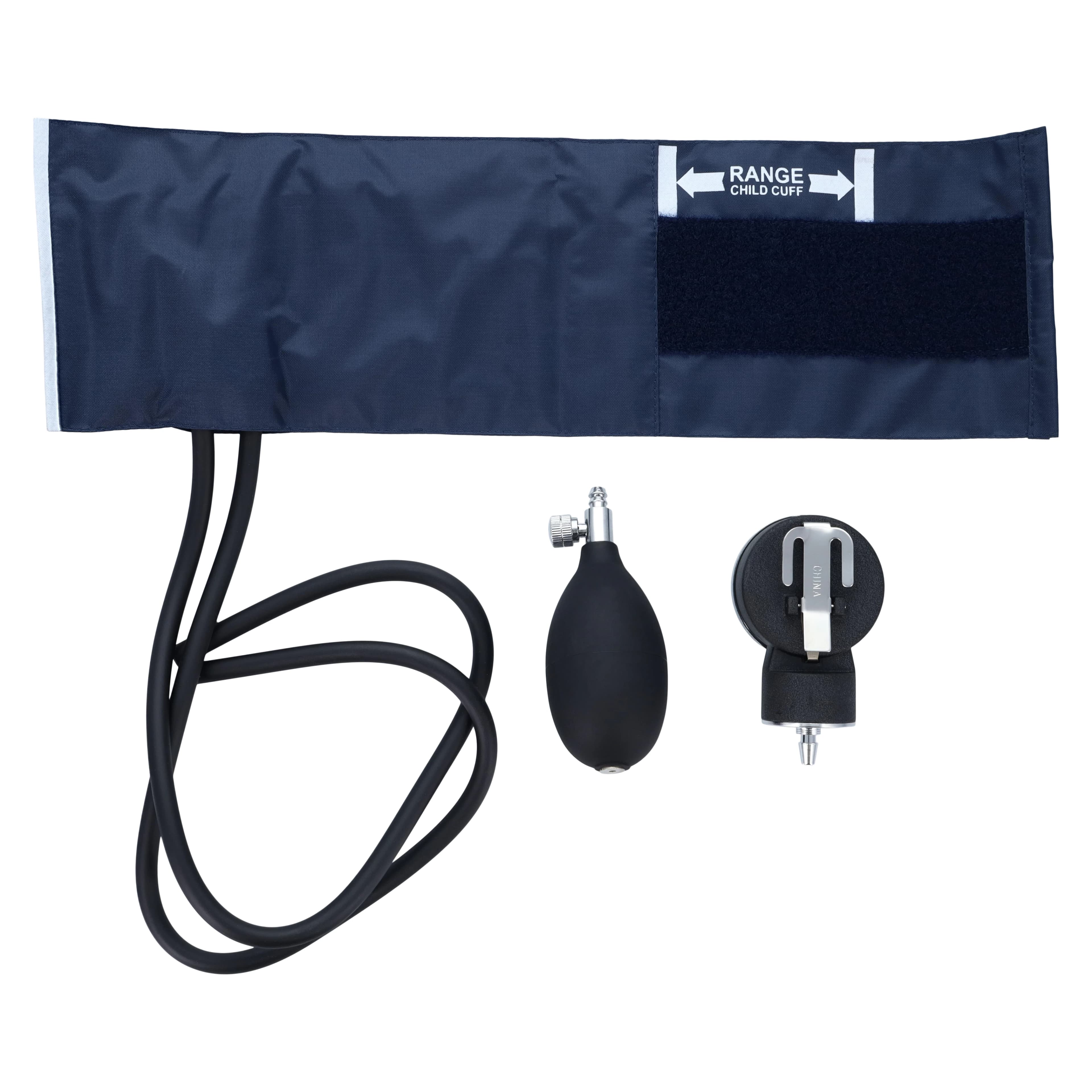 Medline Range Finder PVC Handheld Aneroid Sphygmomanometer, Child, Latex-Free, Black, 1 Each thumbnail 4