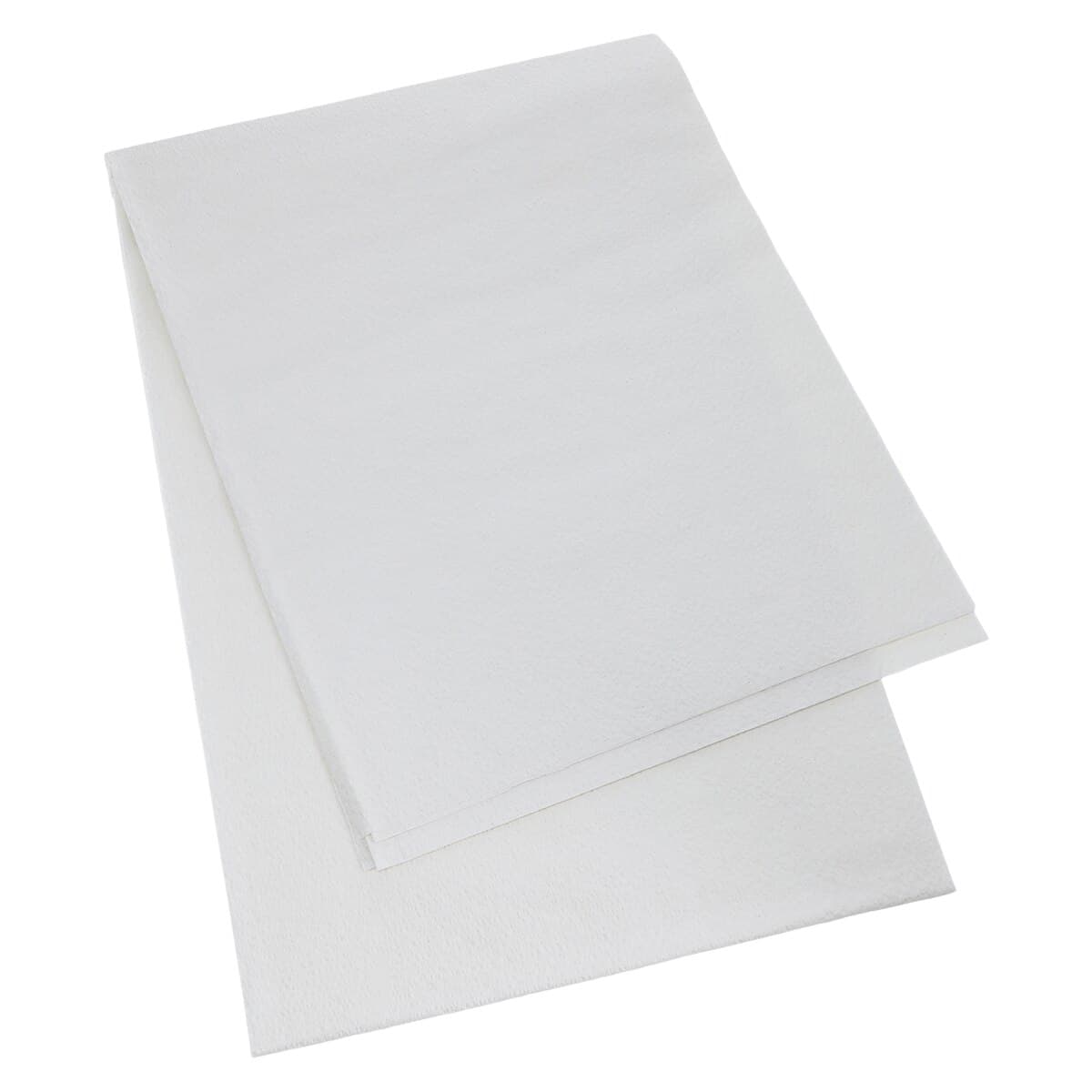 Medline Drape Sheet, 2-Ply Tissue, Non-Sterile, White, 40 in x 60 in, 100/Case - Drape Sheet 2Ply Tissue White - Image 1