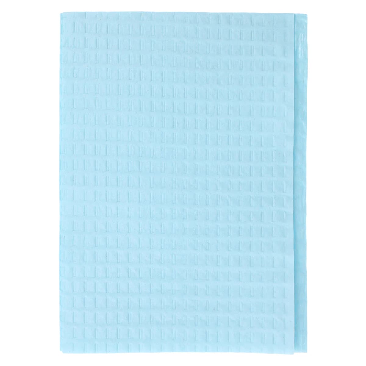 Medline Pro Towel 2-Ply Tissue/Poly Waffle Embossed Disposable Towel, 13 in x 19 in, Blue, 500/Case - Pro Towel 13x18 2Ply T/P - Image 1