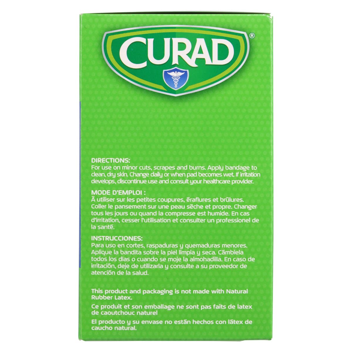 Curad Adhesive Bandage Fabric Strip, 3" x 0.75", Natural, Sterile, 100/Box thumbnail 5