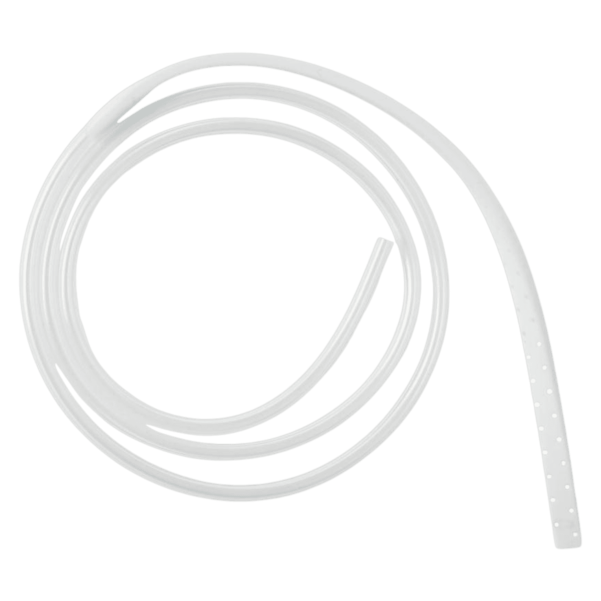 Medline Silicone Wound Drain, Hubless Flat Tip, 3/4 Perforated - Drain Silicone Flat Hubls - Image 1