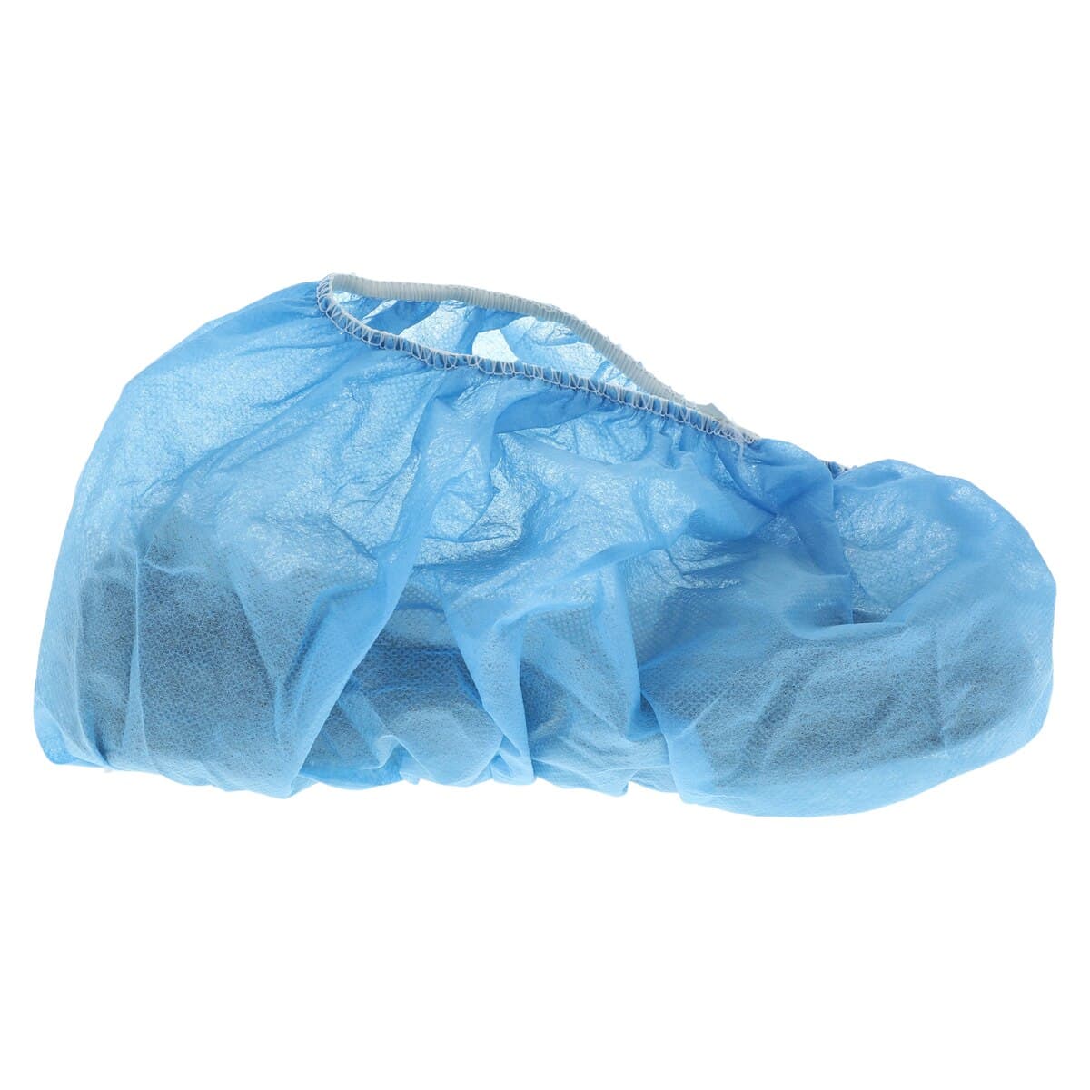 Medline Non-Skid Polypropylene Shoe Covers, Unisex, X-Large, Blue, Fluid Repellent, 100/Box thumbnail 3