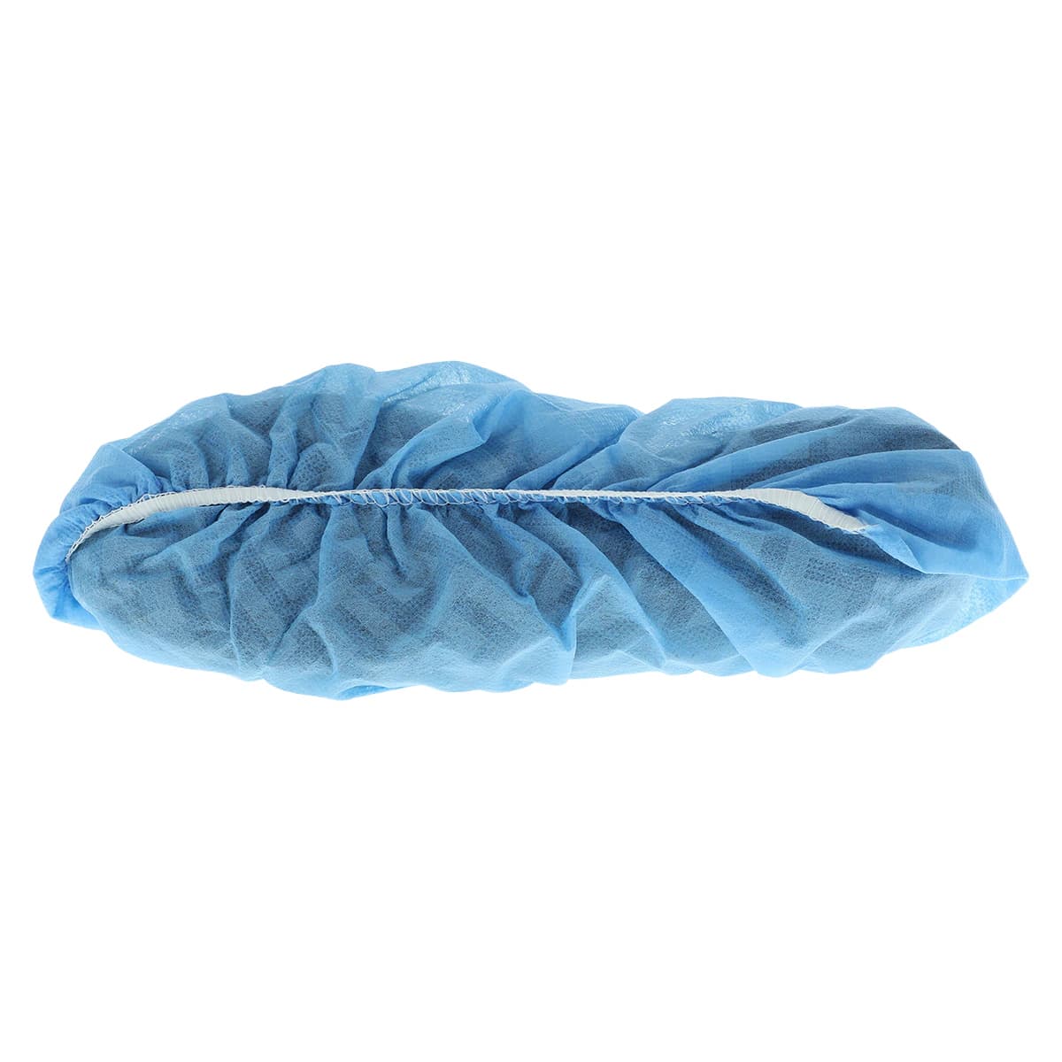 Medline Non-Skid Polypropylene Shoe Covers, Unisex, X-Large, Blue, Fluid Repellent, 100/Box thumbnail 4