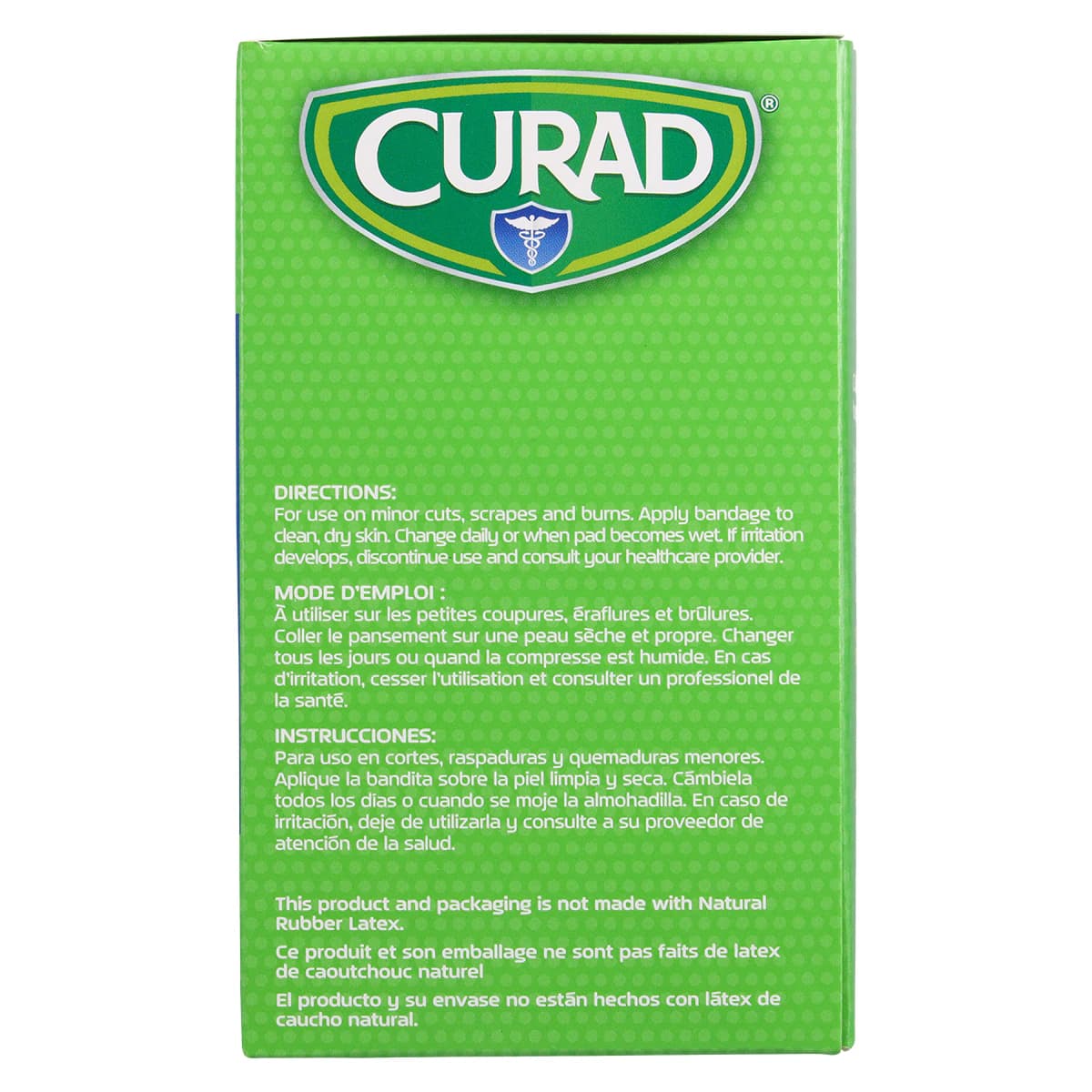 Curad Adhesive Bandage Fabric Strip, 1" x 3", Natural, Sterile, 100/Box thumbnail 6