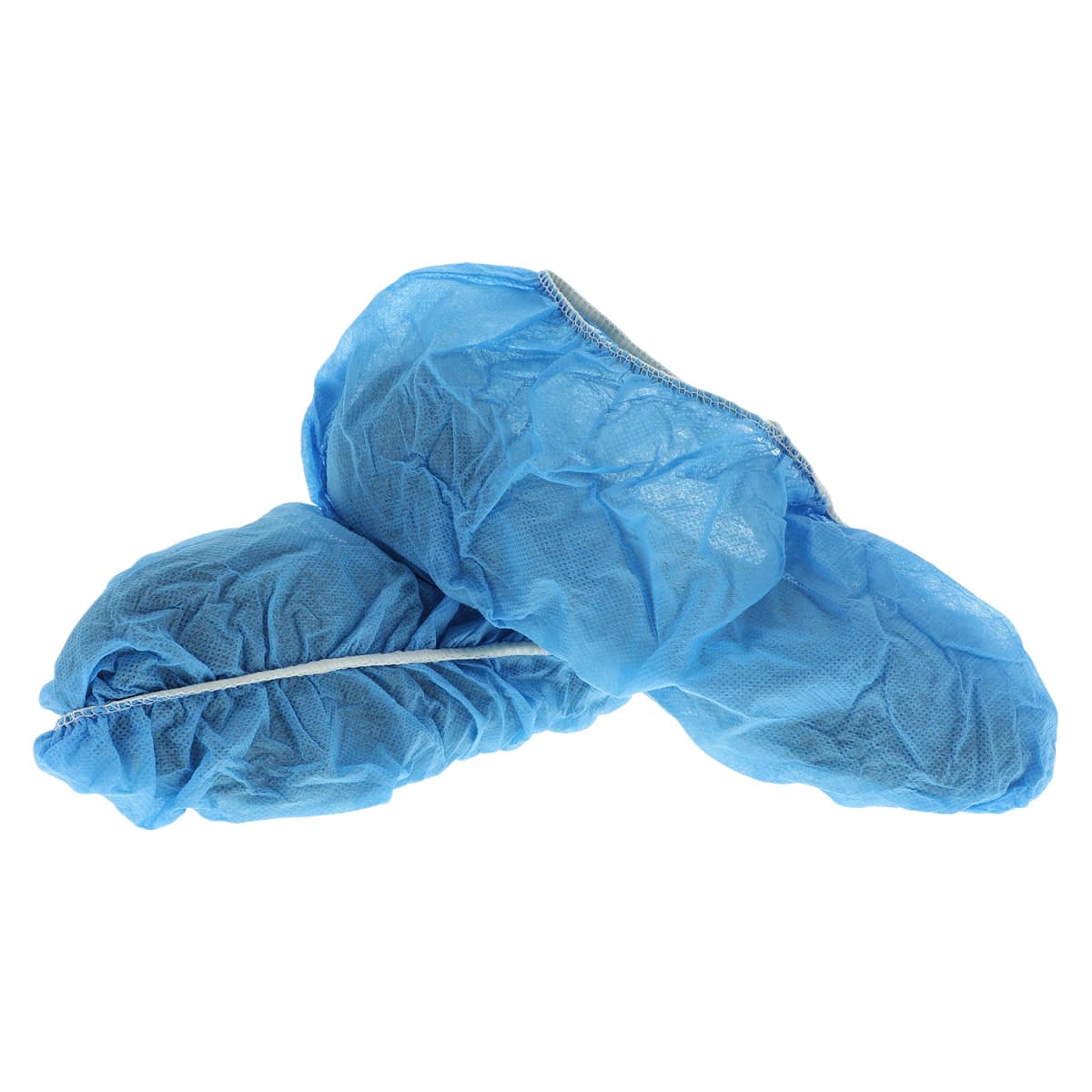 Medline Shoe Cover, Regular/Large, Blue, Non-Sterile, Disposable, Fluid Repellent, 100/Box thumbnail 2
