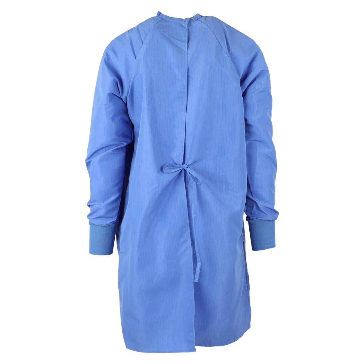 Denline Close Back Gown, Unisex, Adult Small, 41 in, Royal, AAMI Level 2, Reusable thumbnail 3