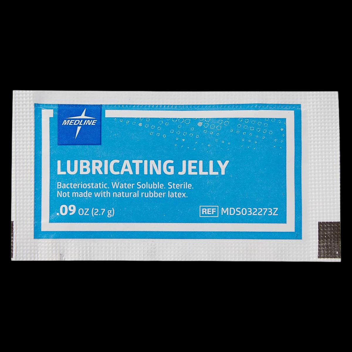 Medline Lubricating Jelly, Sterile, 2.7 g Foil Packets, 144/Box - Lubricating Jelly Foil Pk Strl - Image 1