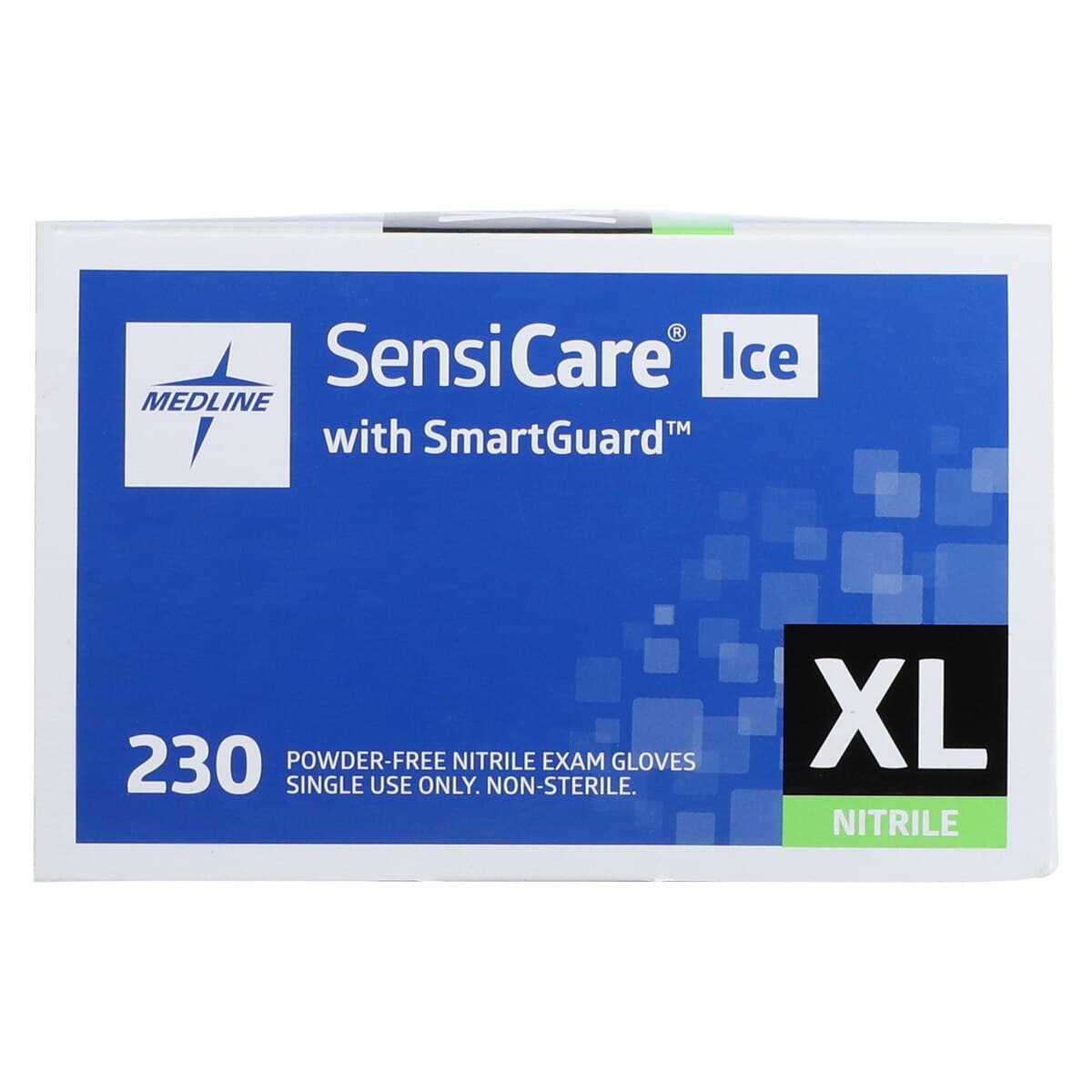 SensiCare-Ice Nitrile Examination Gloves, Powder Free, Non-Sterile, X-Large, Violet Blue, Chemo Tested thumbnail 6