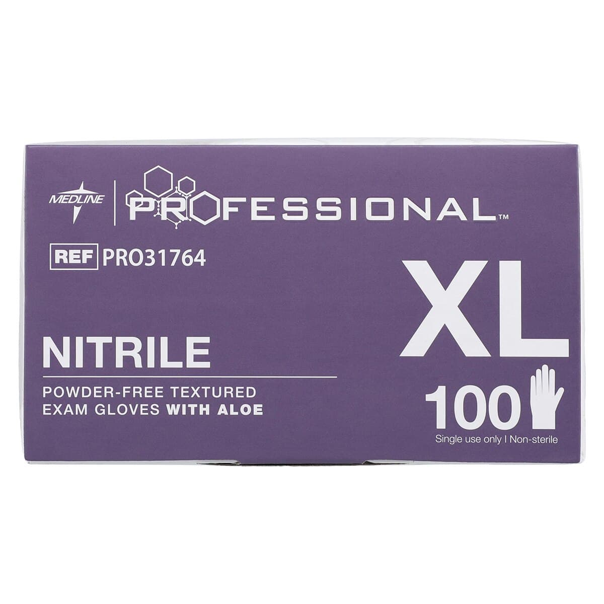 Medline Professional PF Nitrile Examination Gloves, Powder Free, Non-Sterile, X-Large, Green, Chemo Tested thumbnail 6
