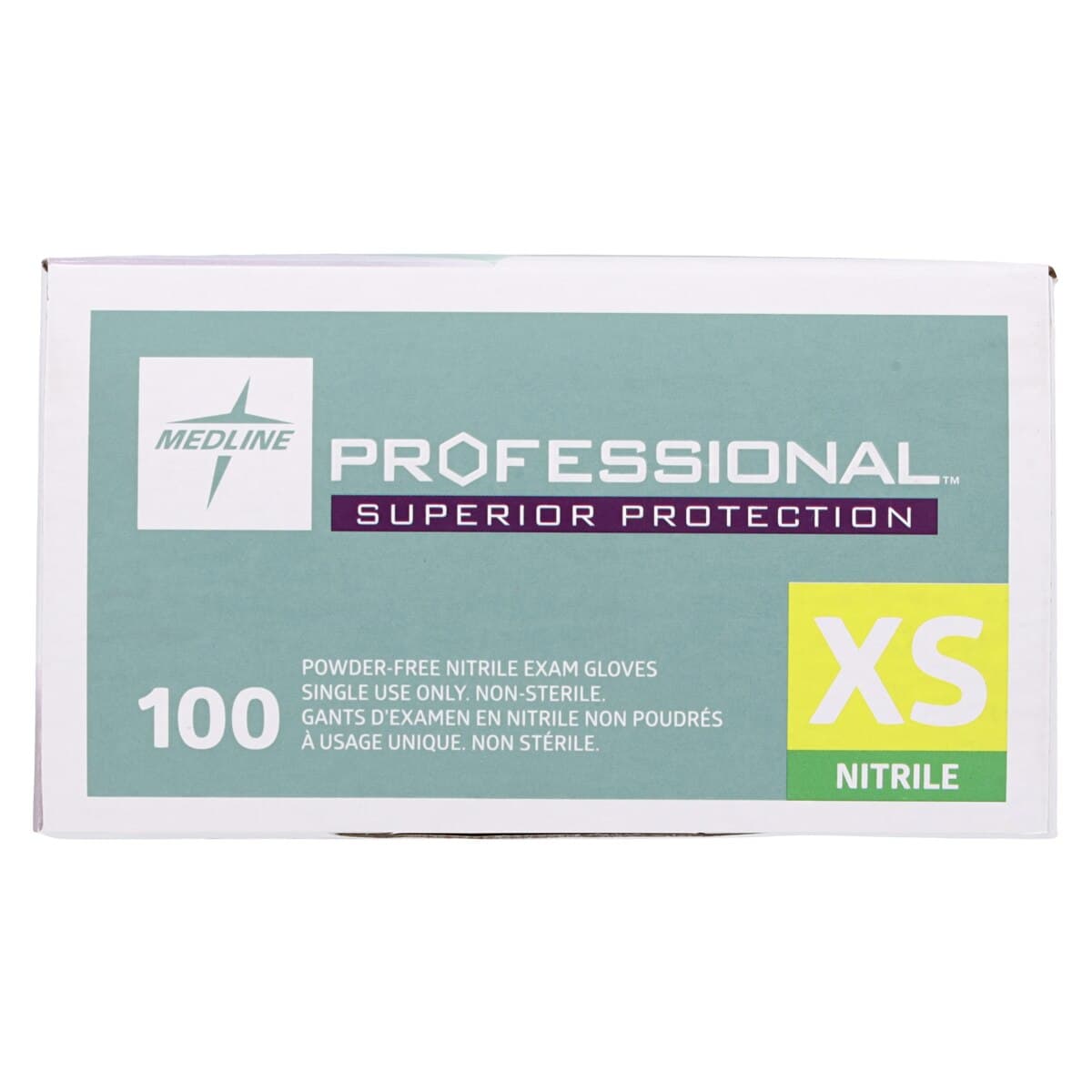 Medline Professional PF Nitrile Gloves, Powder Free, Non-Sterile, X-Small, Green, Chemo Tested thumbnail 6