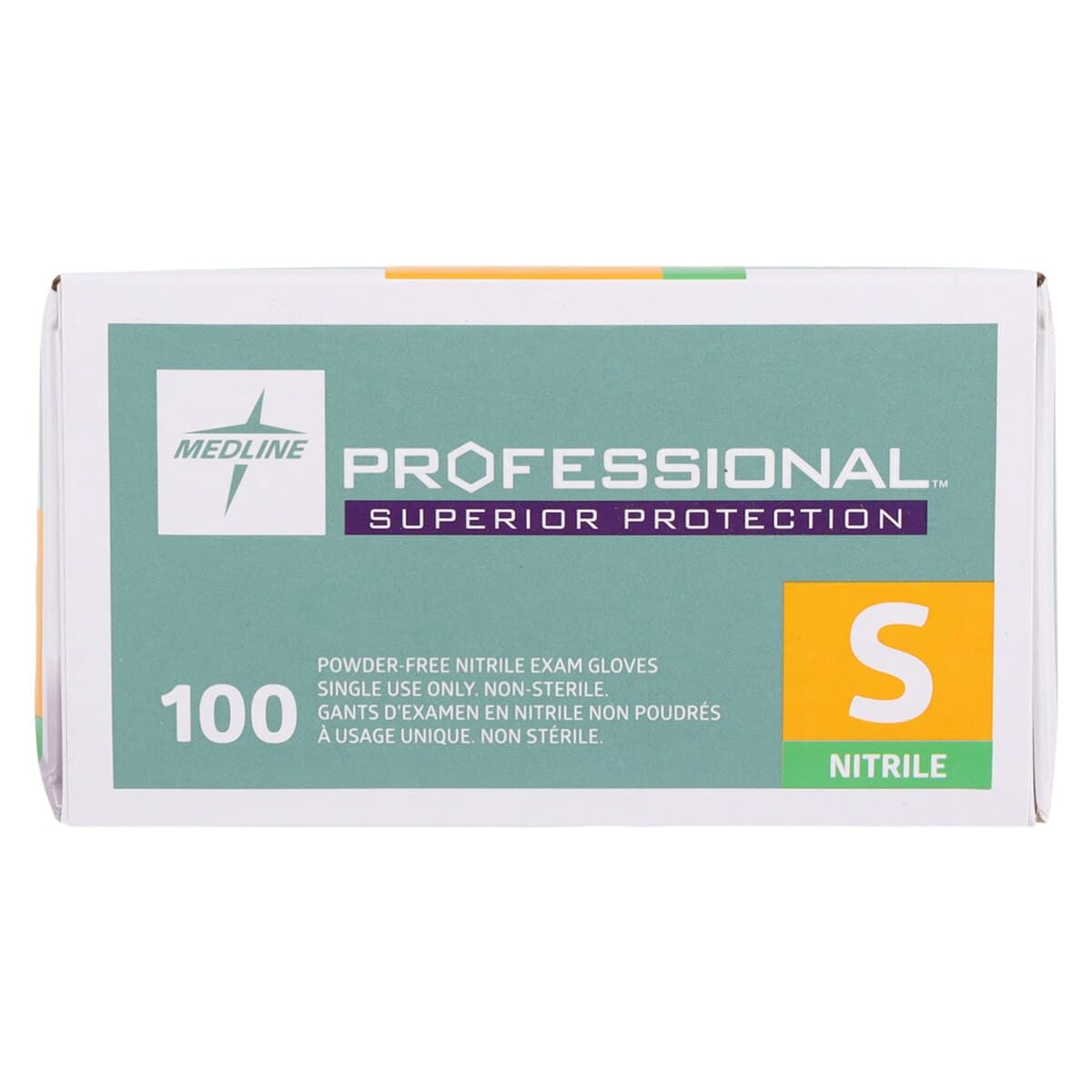 Medline Aloetouch Nitrile Exam Gloves, Powder Free, Non-Sterile, Small, Green, 100/Box, PRO31761 thumbnail 5