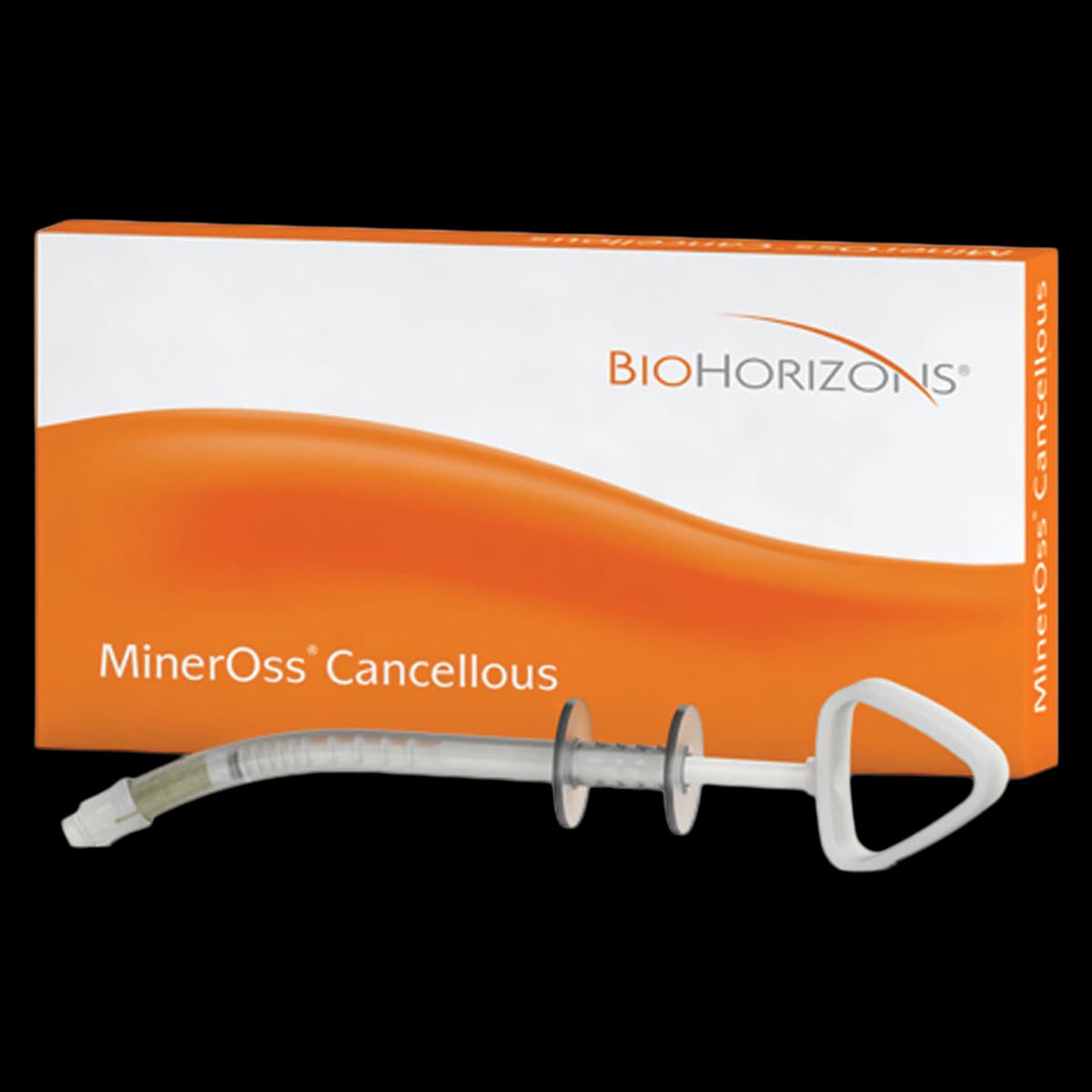 MinerOss Cancellous Syringe Graft and Membrane Placement Allograft Bone, 0.5 cc, Each - MinerOss Cancellou Syrin 0.5cc - Image 1