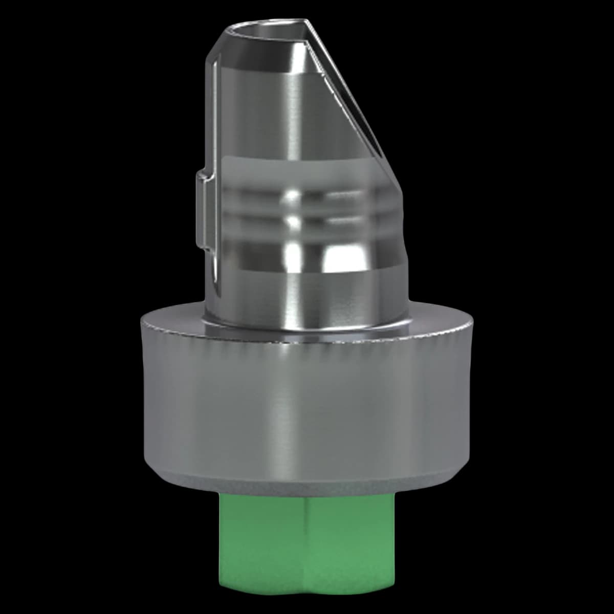 BioHorizons Hybrid Base Abutment, 2mm Collar, 4.5mm Platform, Each - Hybrid Base 2mm Collar 4.5mm - Image 1