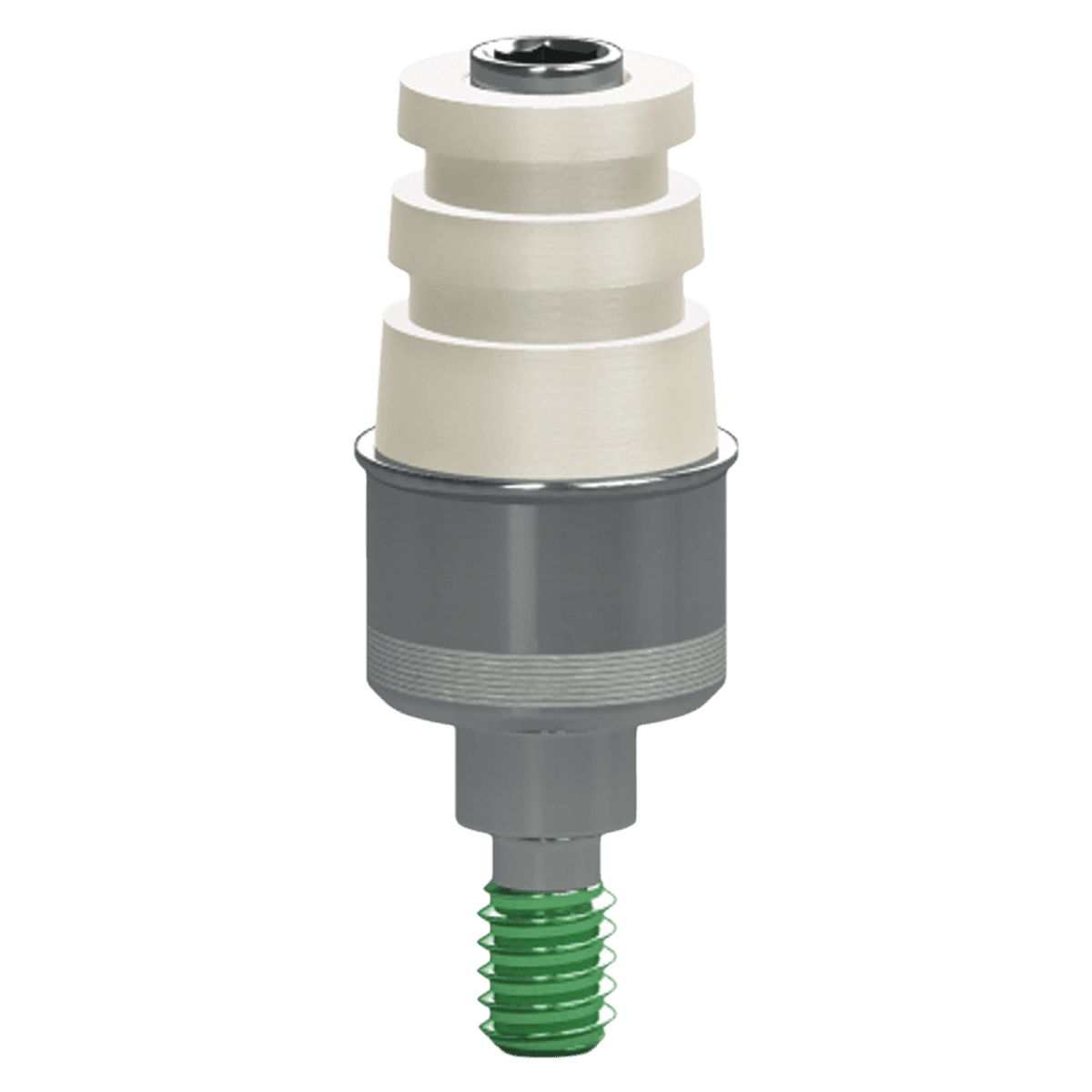 BioHorizons Laser-Lok Temporary Abutment, Titanium Alloy, 3mm x 4.5mm, Each - Cust Temp Abt 3mm 4.5mm - Image 1