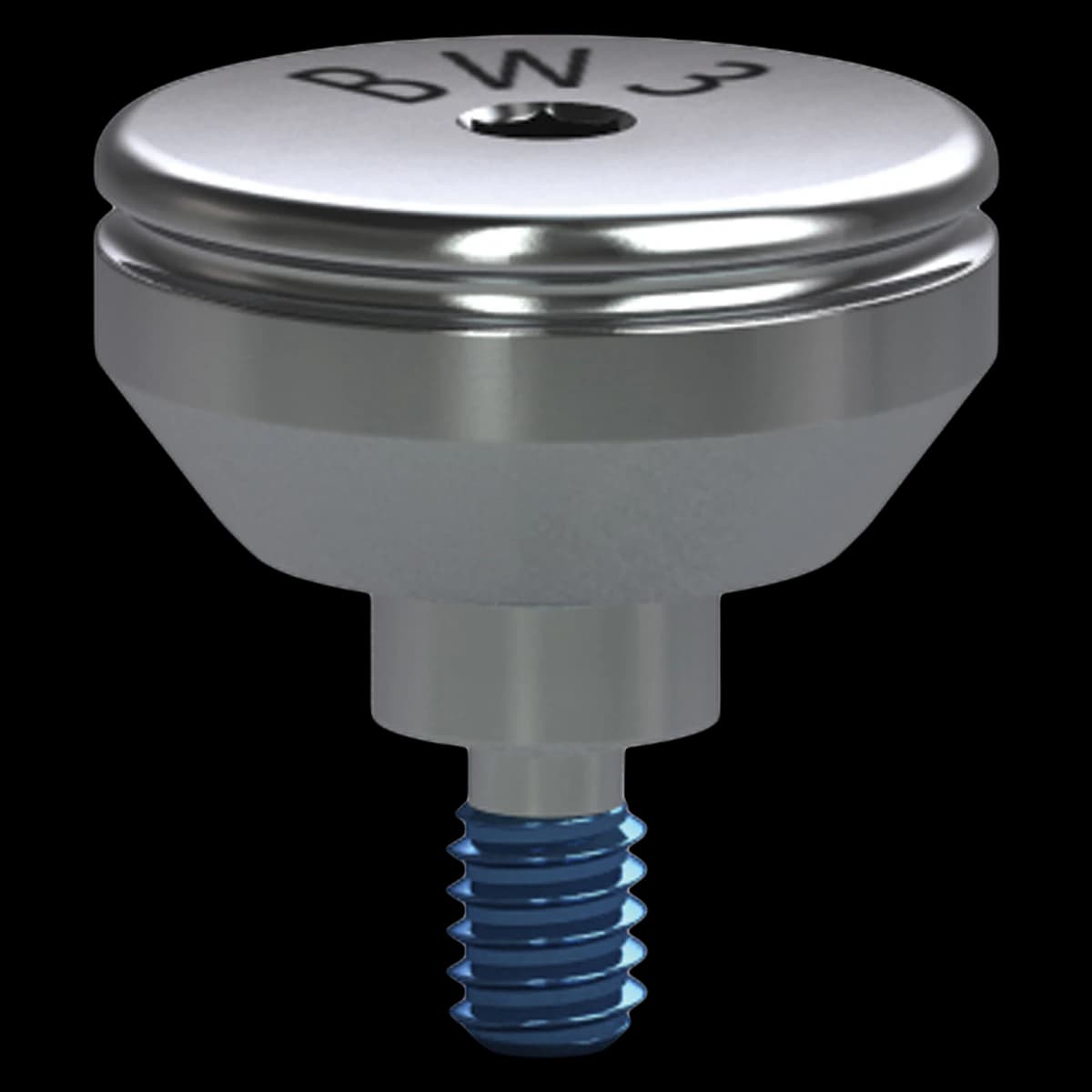 BioHorizons Internal 5.7mm Wide Healing Abutment, 3mm Height, 11/Package - Intern 5.7mm Wide Healing 3mm - Image 1