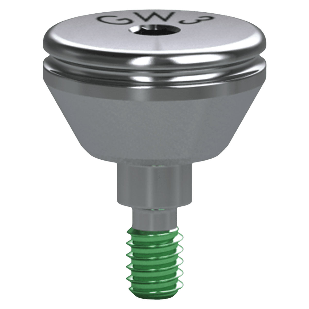 BioHorizons Internal 4.5mm Wide Healing Abutment, 3mm Height, Each - Int 4.5 Wide Healing 3mm - Image 1