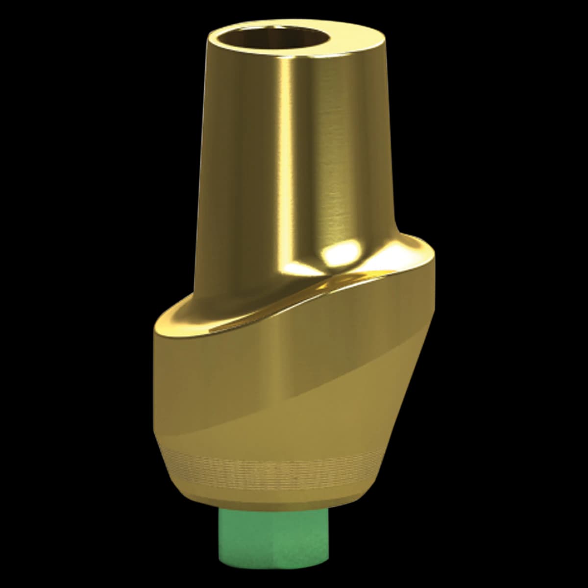 BioHorizons Straight Esthetic Abutment, 4.5mm Platform, 3mm Buccal, Left, Each - In 4.5mm Str Est 3mm buccal LL - Image 1