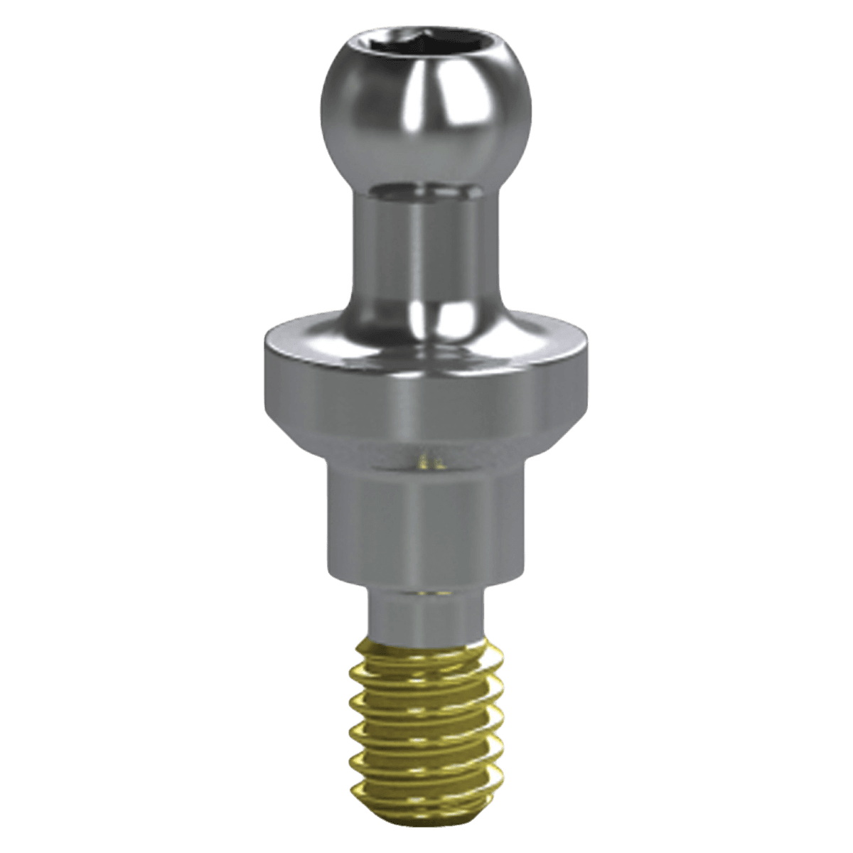 BioHorizons Internal 3.5mm Ball Abutment, 1mm Collar, Each - Internal 3.5mm Ball 1mm collar - Image 1