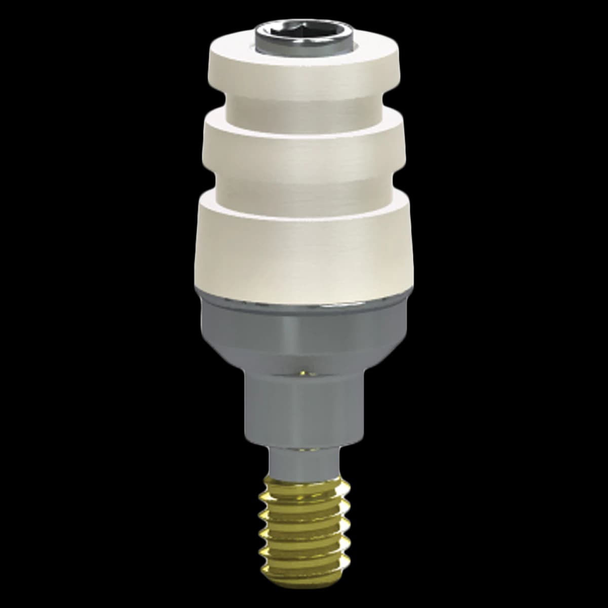 BioHorizons 3.5mm Custom Temporary Abutment, 1mm Height (Each) - 3.5mm Custom Temp 1mm Height - Image 1