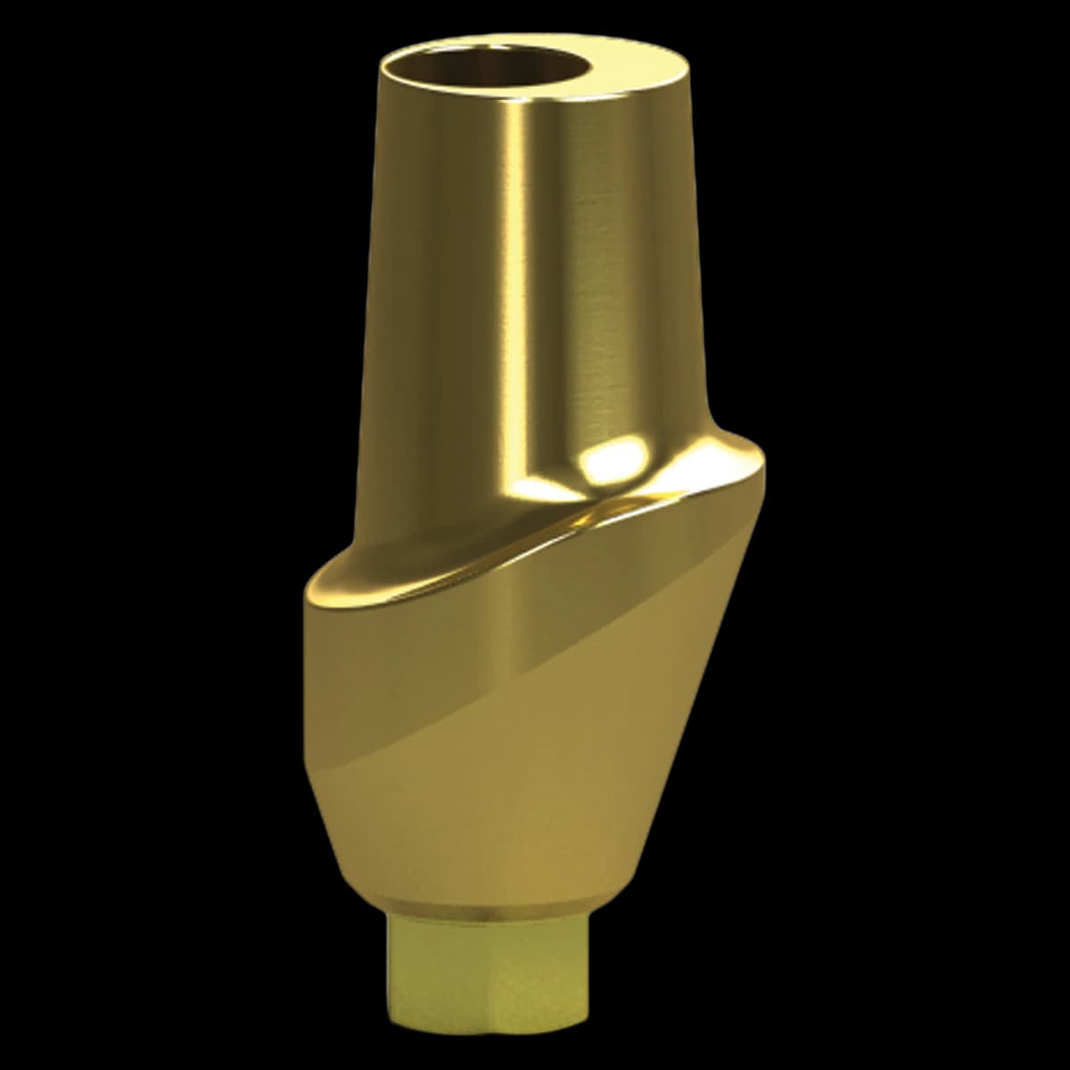 BioHorizons Straight Esthetic Abutment, 3.5mm Platform, 3mm Buccal, Each - In 3.5mm Str Esthet 3mm Buccal - Image 1