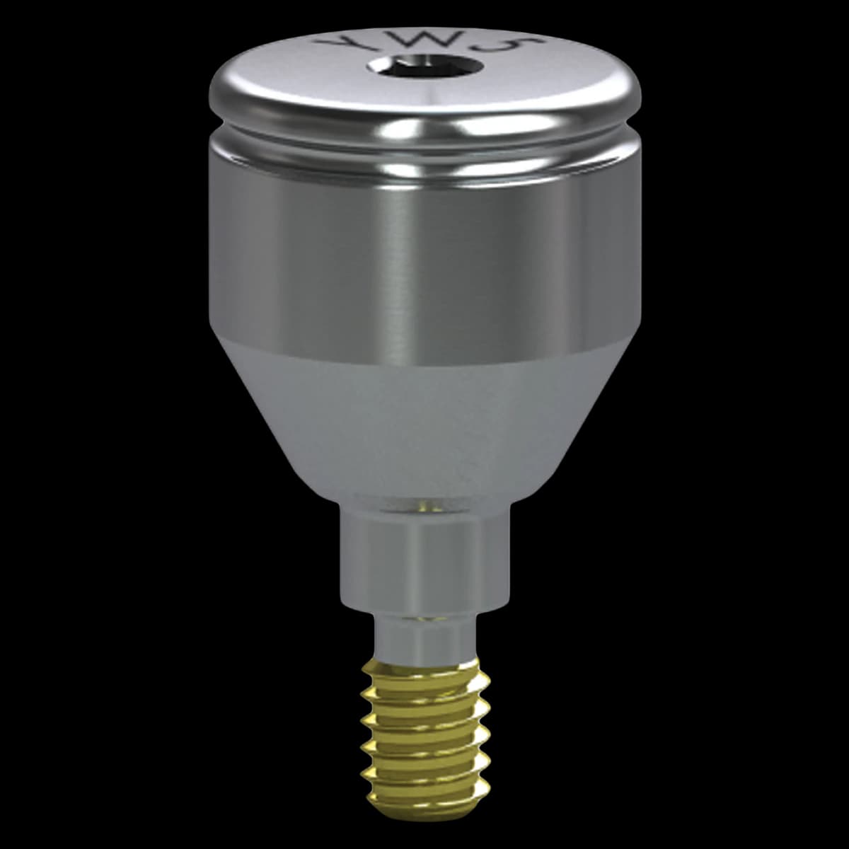 BioHorizons Internal 3.5mm Wide Healing Abutment, 5mm Height, Each - Int 3.5 Wide Healing 5mm Heigh - Image 1