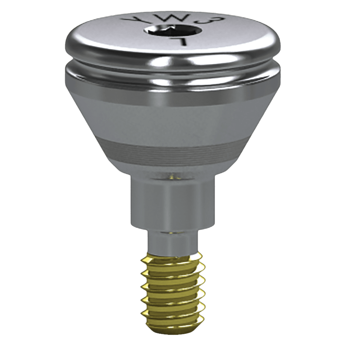 BioHorizons Internal 3.5mm Wide Healing Abutment, 3mm Collar, Low Profile (LL) - Int 3.5 Wid Heal 3mm collar LL - Image 1