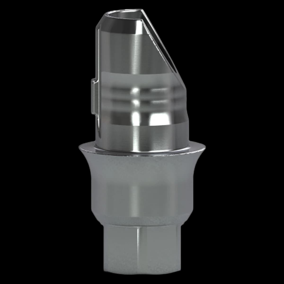 BioHorizons Hybrid Abutment Base, 3.0mm Platform, 2mm Collar Height, Each - Hybrid 3.0mm Bas 2mm Collar Ht - Image 1