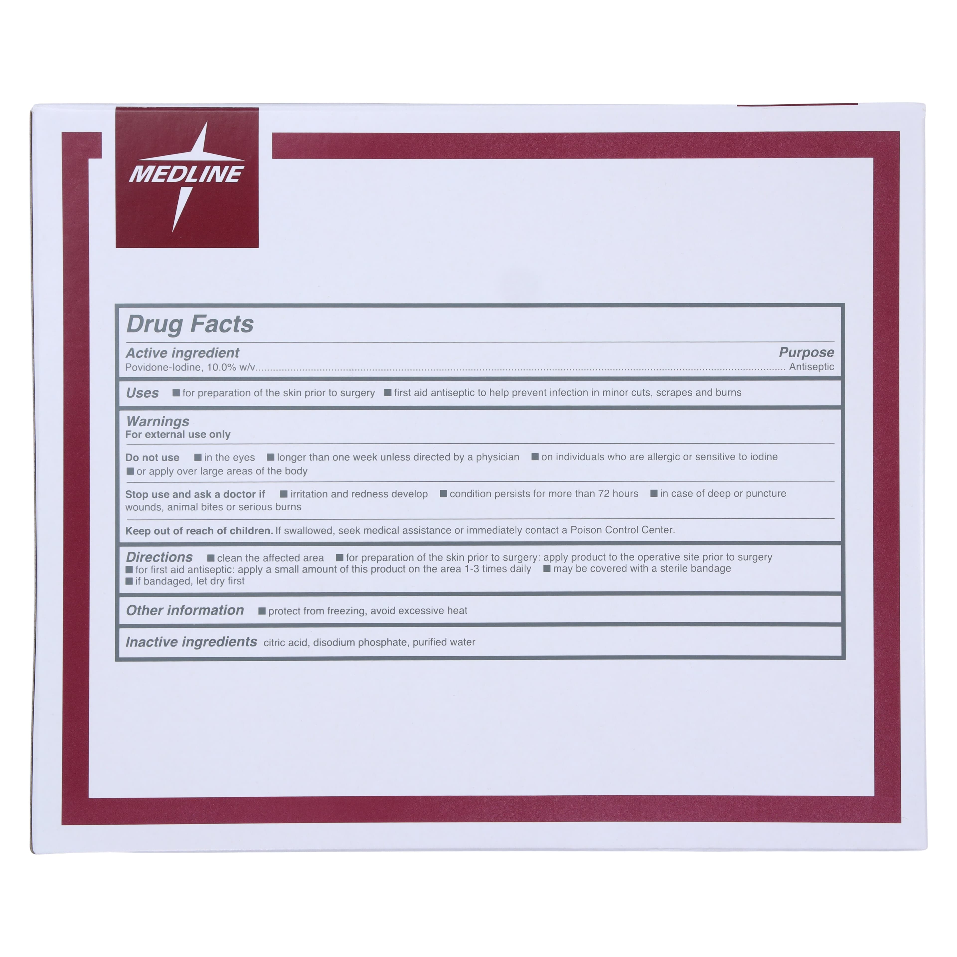 Medline Povidone Iodine Swabstick, 1's, Surgical Prep thumbnail 5