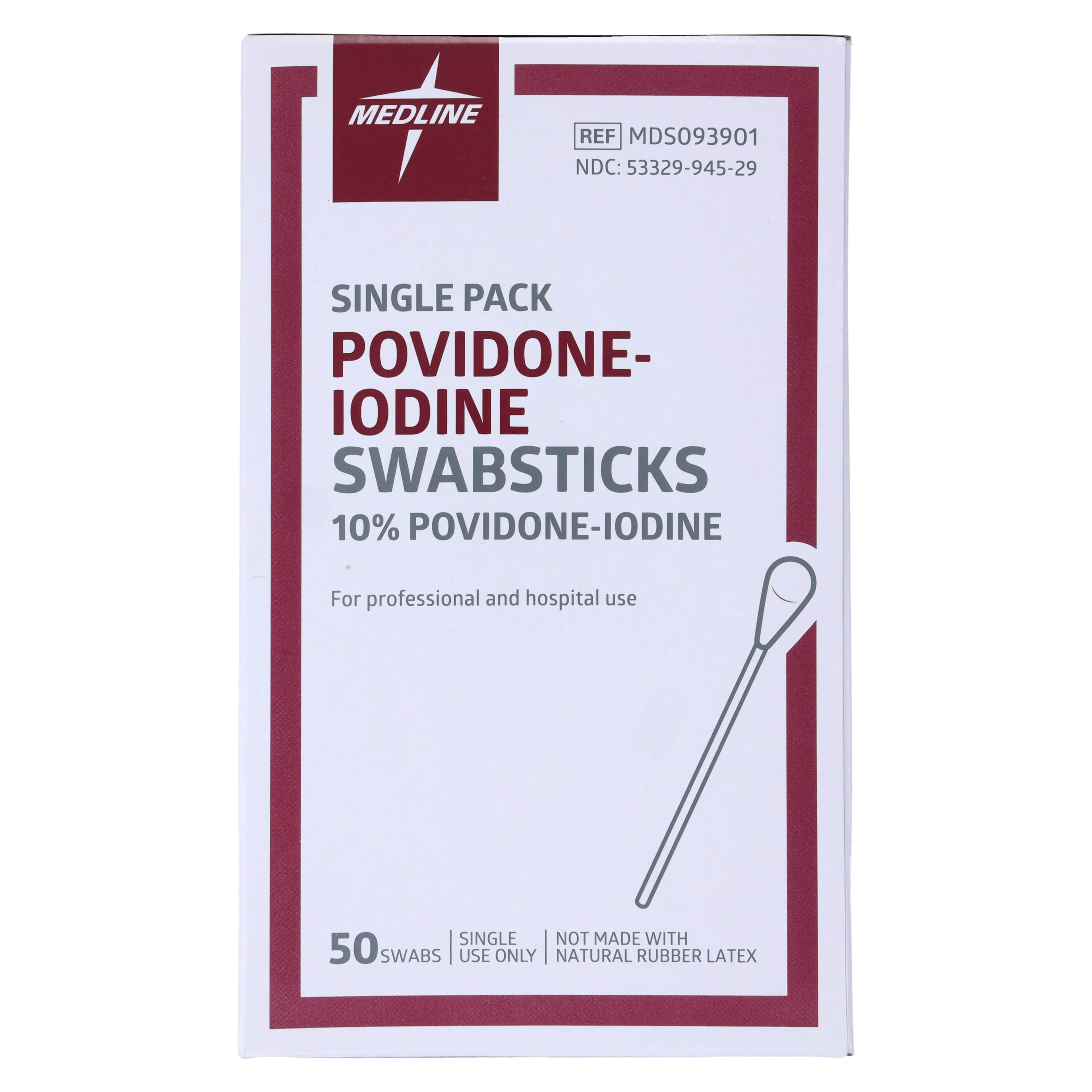 Medline Povidone Iodine Swabstick, 1's, Surgical Prep thumbnail 6